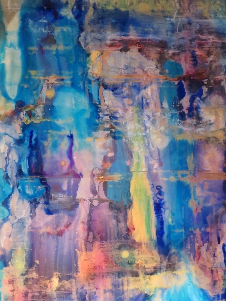 Find Carol Simon's "Cross Roads," 2016, at The Silos at Sawyer Yards.