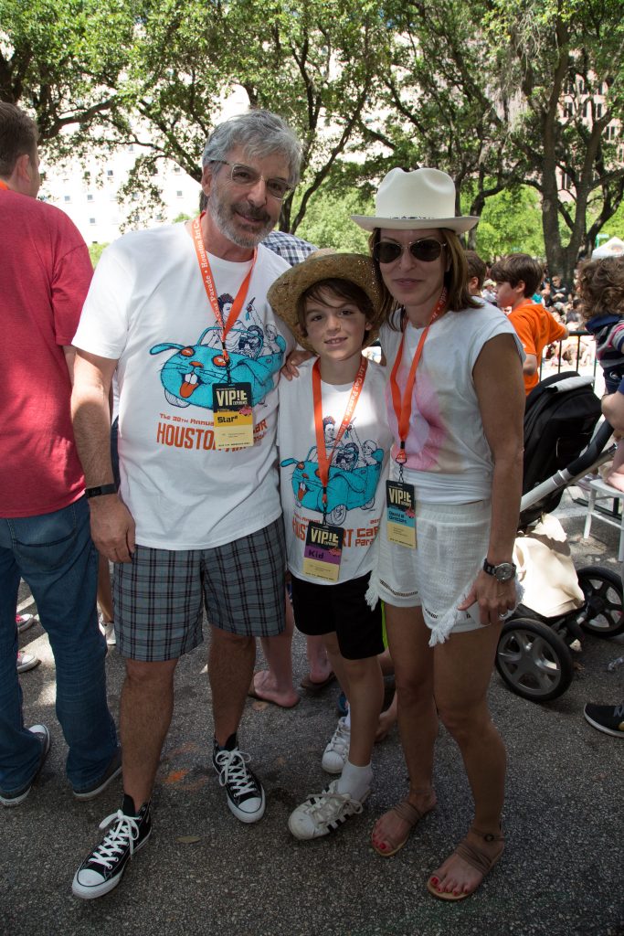 Chair Glen Larner, Maddox Larner, chair Tracy Larner