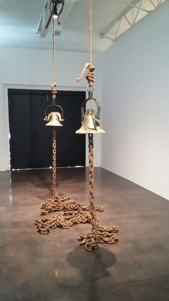 Darryl Lauster's take on American history at Barry Whistler Gallery is a must-see in the Design District. The dealer also has a booth at the Fair. 