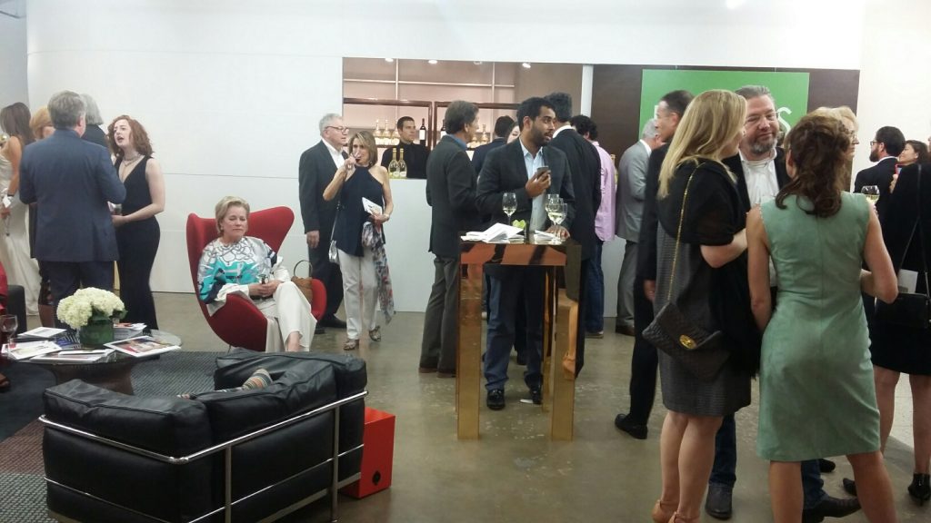 Late night at the Preview Gala the crowd was still buzzing. 