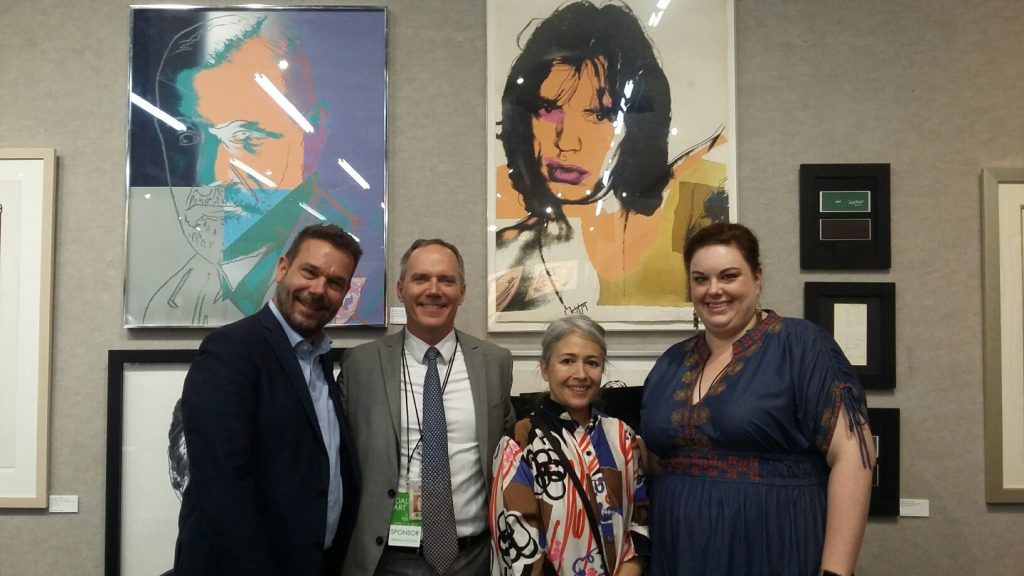 Heritage Morning After scene: Frank Hettig, Ed Beardsley, Yvonamor Palix, Atlee Phillips.