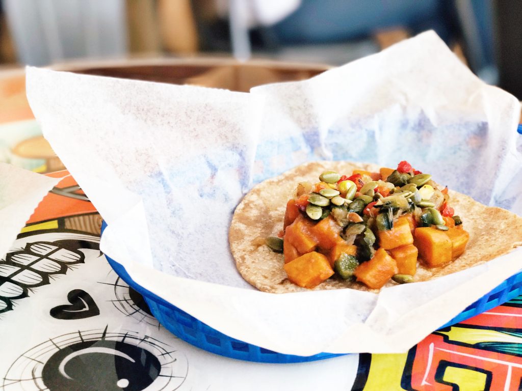 A vegetarian option: the Papadulce