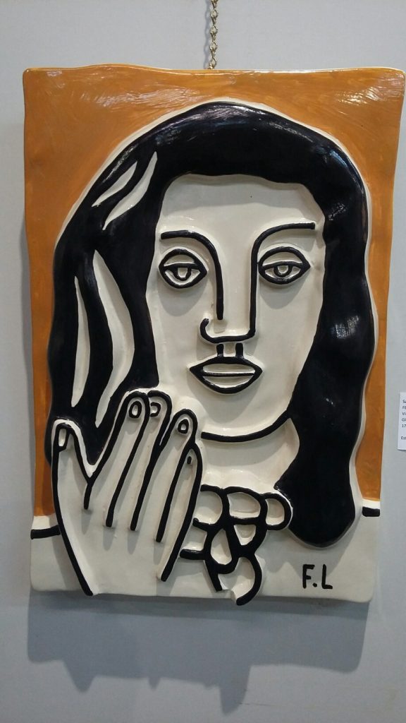 A Leger ceramic beckons at Heritage Auctions. 