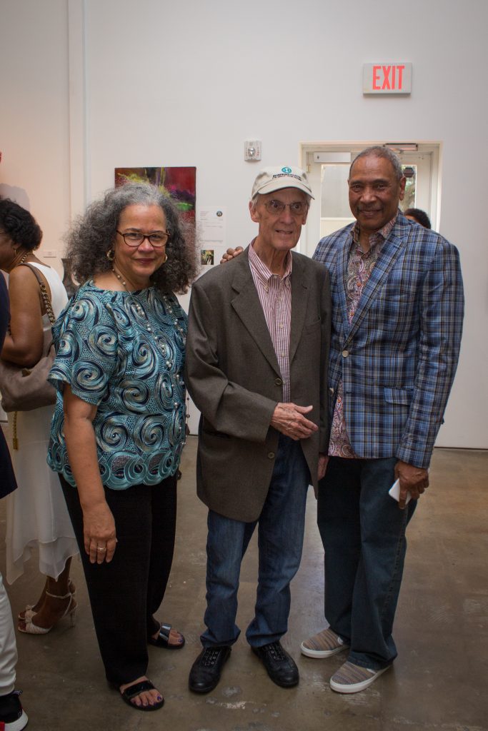 Michelle Barnes, honoree Peter Brown, John Guess Jr.