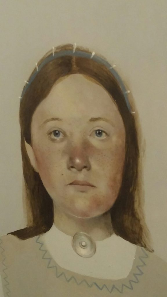 A wry little work by Sarah Bell at Conduit's booth. 