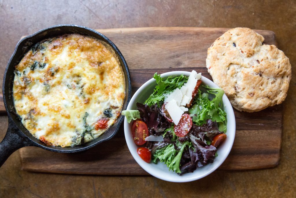 Cane Rosso's vegetable frittata