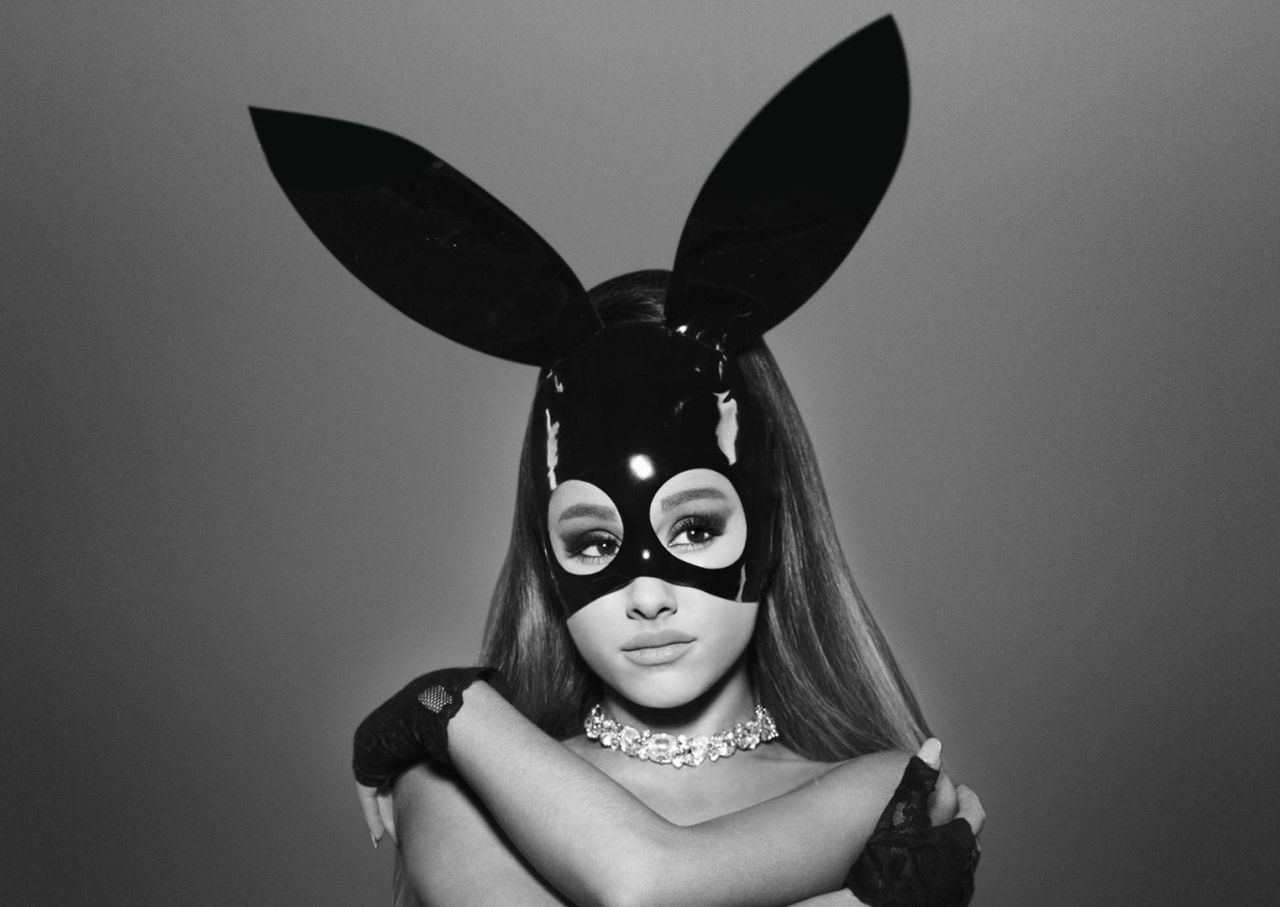 Ariana Grande performs Saturday at the Toyota Center.