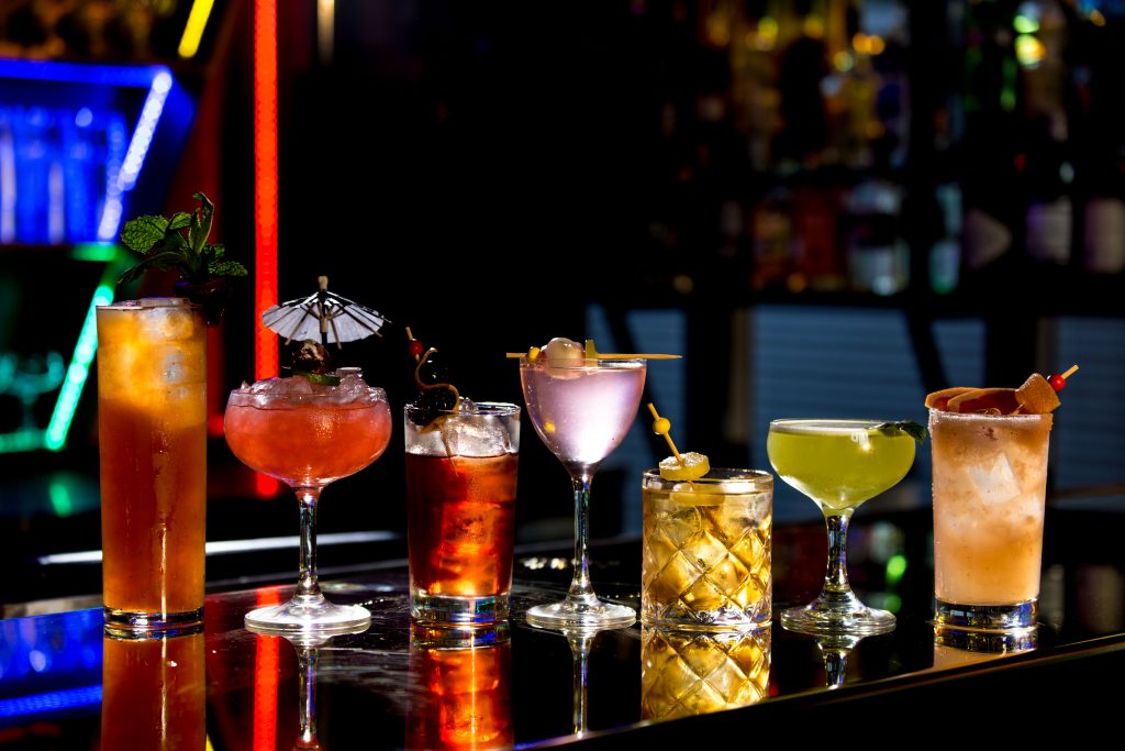 Better Luck Tomorrow’s collection of cocktails (Photo by Jenn Duncan Photography) 