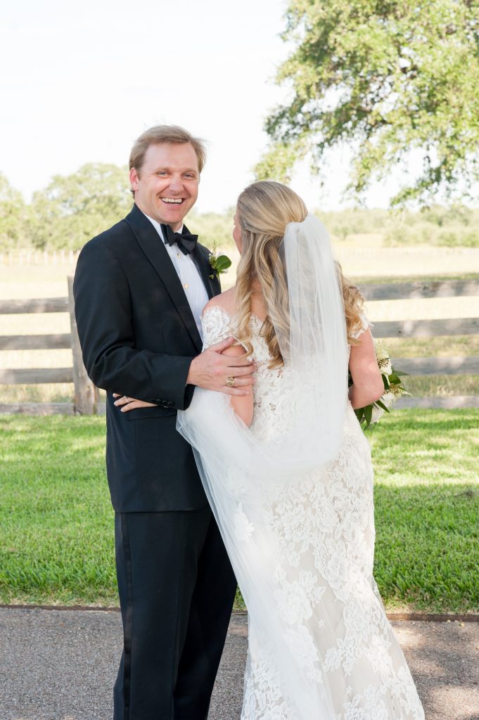 The newly minted Mr. and Mrs. Thompson