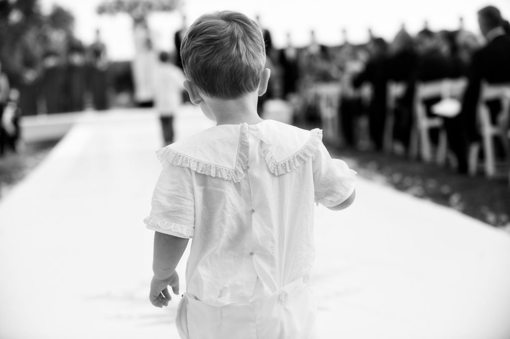 The bride’s nephew, Levi Michael Rutherford