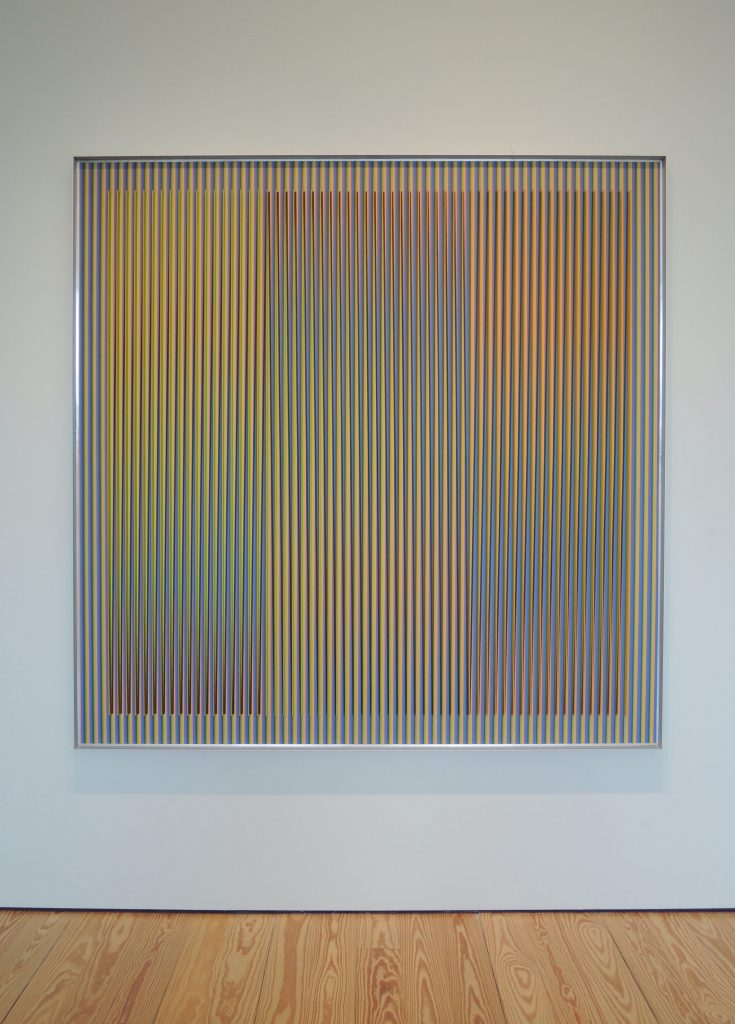 Carlos Cruz-Diez's "Physichromie Panam Nº 159," 2014, at Sicardi Gallery (Courtesy the artist and Sicardi Gallery) 