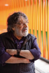 The late master of "Chromosaturation" and the toast of three continents, Carlos Cruz-Diez, was one of the artists most identified with Sicardi | Ayers | Bacino. (© Photo Rafael Guillén / Articruz)
