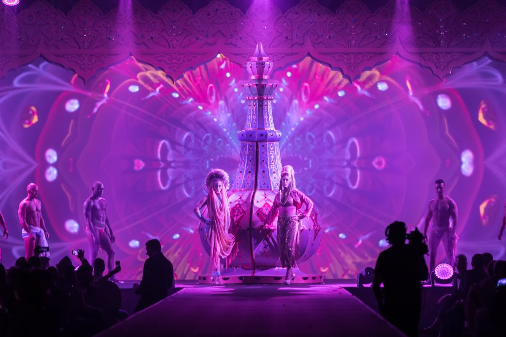 This wasn't your ordinary stuffy gala. Color reigned.