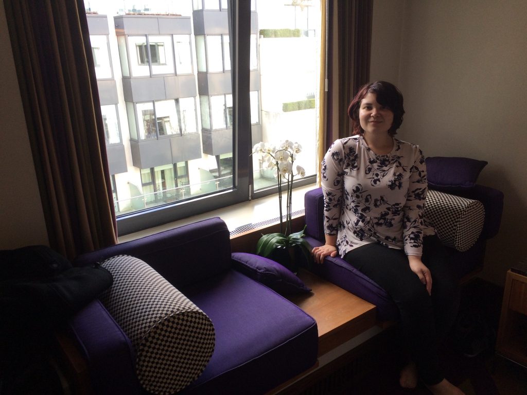 As soon as we arrived to the Fitzwilliam Hotel I opened the window to hear pleasant sounds of seagulls calling and church bells ringing.