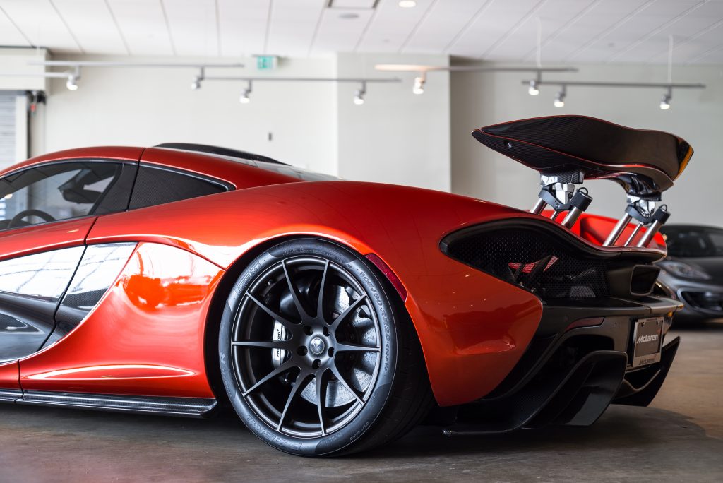 The McLaren P1 commands any garage it enters.