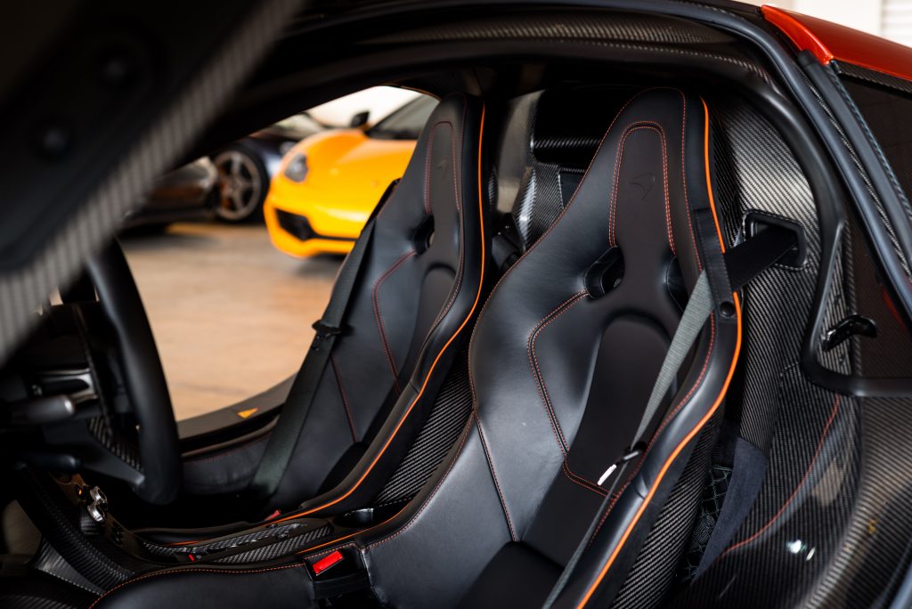 Getting into the McLaren P1 is almost like getting into a cockpit.