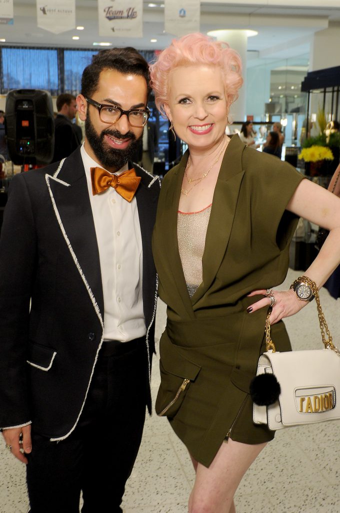 Fady Armanious and Vivian Wise at the TeamUp for Kids & K9s supporting Sunshine Kids & Lance McCullers Jr Foundation at  Tootsies Thursday May 18, 2017. (Dave Rossman Photo)