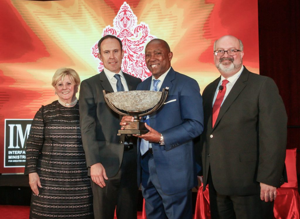 Paula Sutton, Scott Ballard, Mayor Sylvester Turner, Martin B. Cominsky