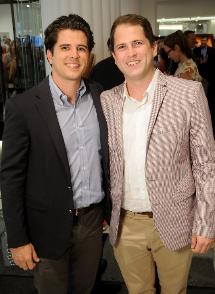 Jim Weiss and Nick Scurfield at the TeamUp for Kids & K9s supporting Sunshine Kids & Lance McCullers Jr Foundation at  Tootsies Thursday May 18, 2017. (Dave Rossman Photo)