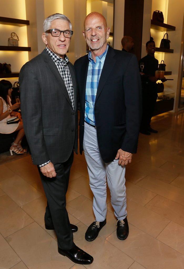 HOUSTON, TX - MAY 15: John Dascoulias and Clifford Pugh at the 'Party Girls Die in Pearls' book launch at Burberry Houston at The Galleria on May 15, 2017 in Houston, Texas.  (Photo by Bob Levey/Getty Images for Burberry) *** Local Caption *** John Dascoulias; Clifford Pugh