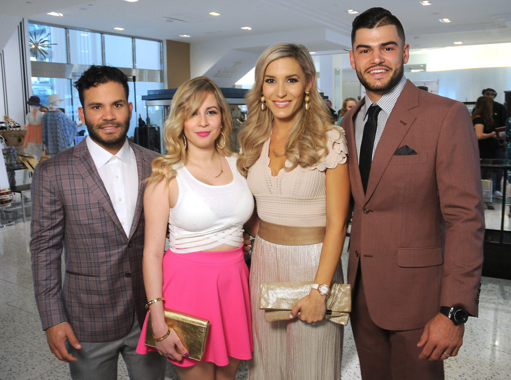 Jose & Nina Altuve, Kara & Lance McCullers Jr.