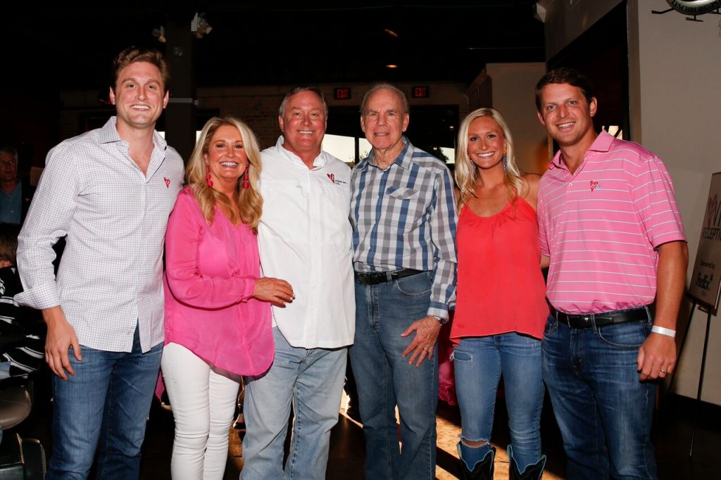 Justin Toon, Patti & Larry Toon, Roger Staubach, Mary Margaret & Beau Browning