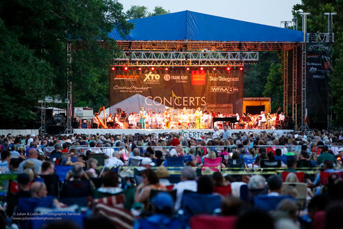 Why not see a concert in the garden with dad?