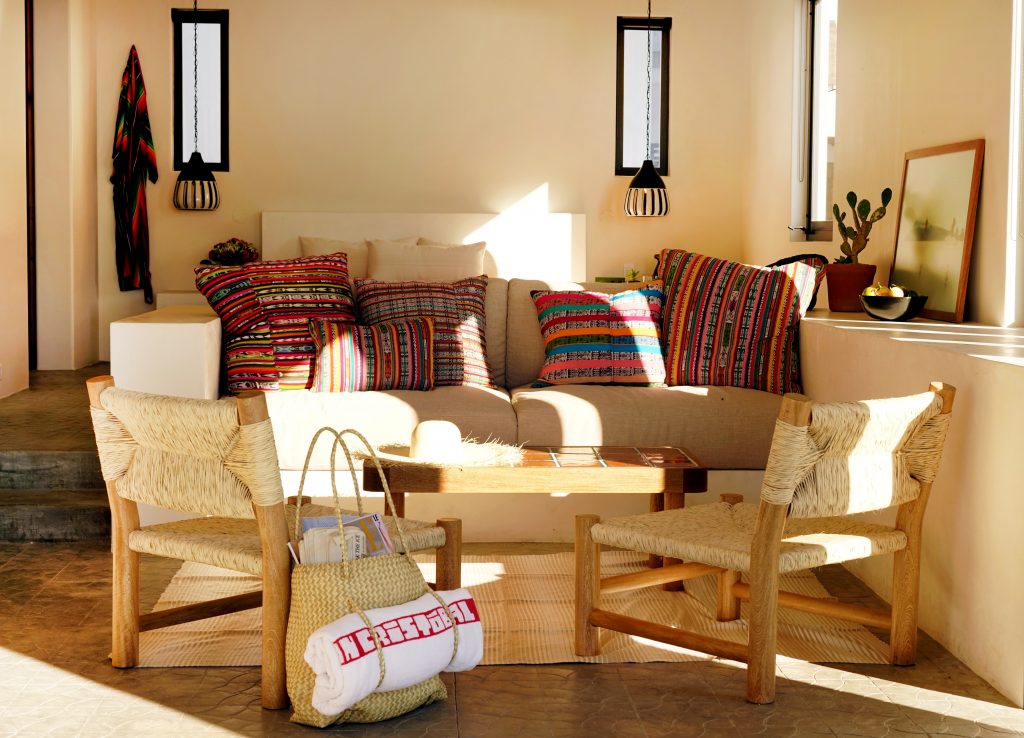 Colorful interiors at Hotel San Cristóbal