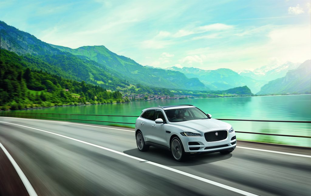 Cruise the streets in the Jaguar F-Pace