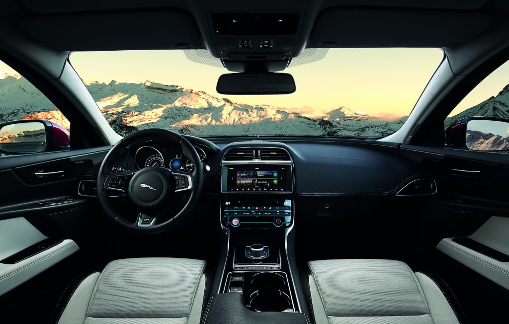 More of the Jaguar XE's interiors 