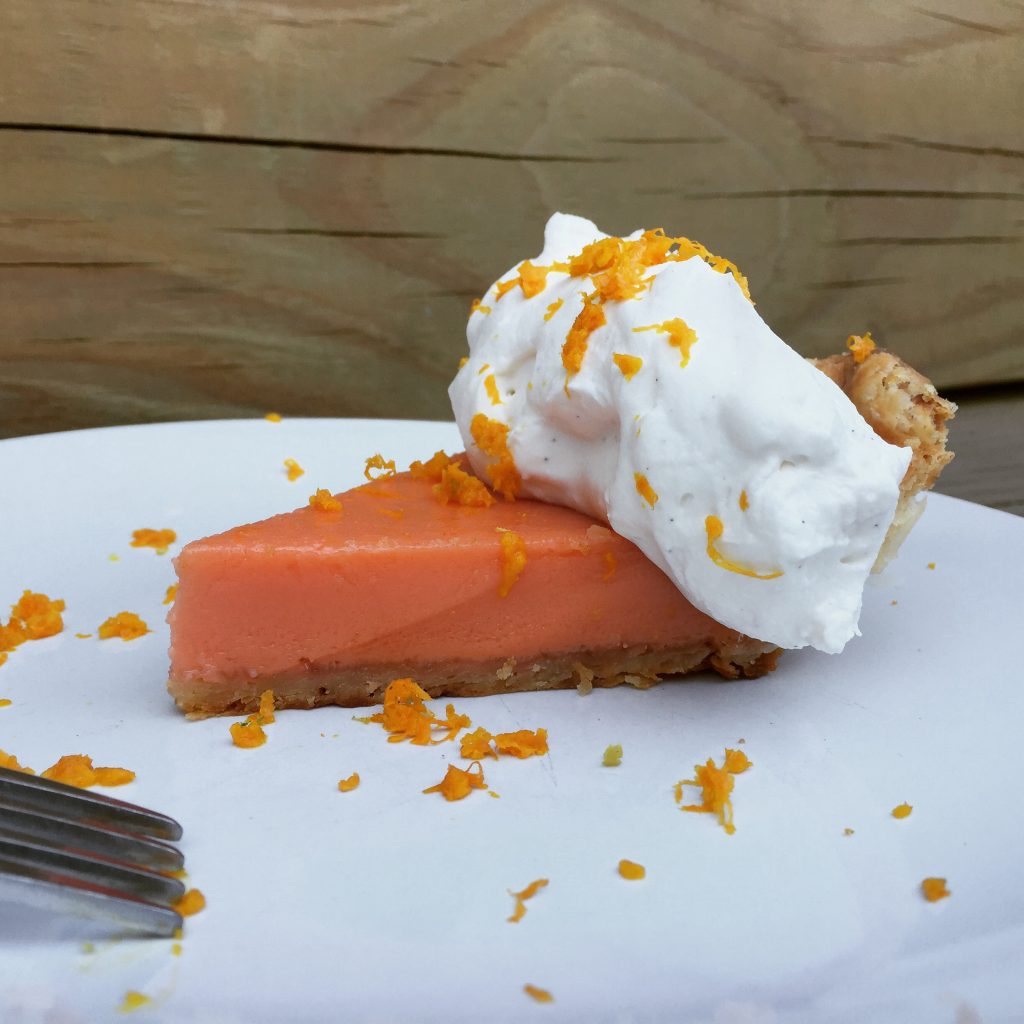 Negroni Custard Pie at Nobie's 