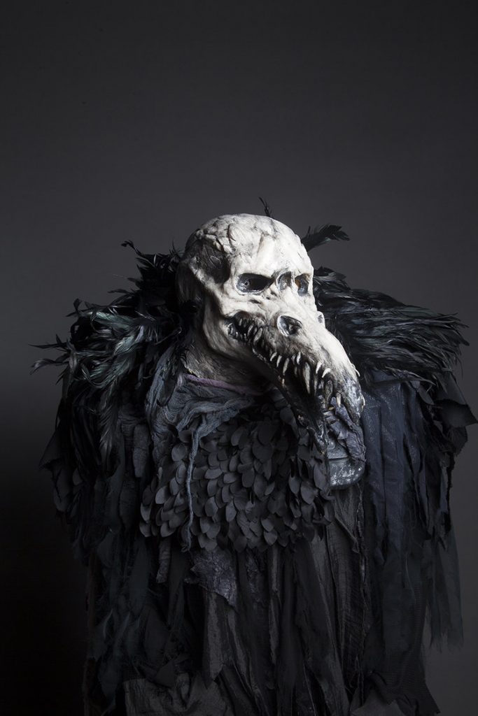 Misty Keasler traveled to an Atlanta haunted house attraction to capture "The Corbie, Netherworld, Atlanta, GA," 2016.