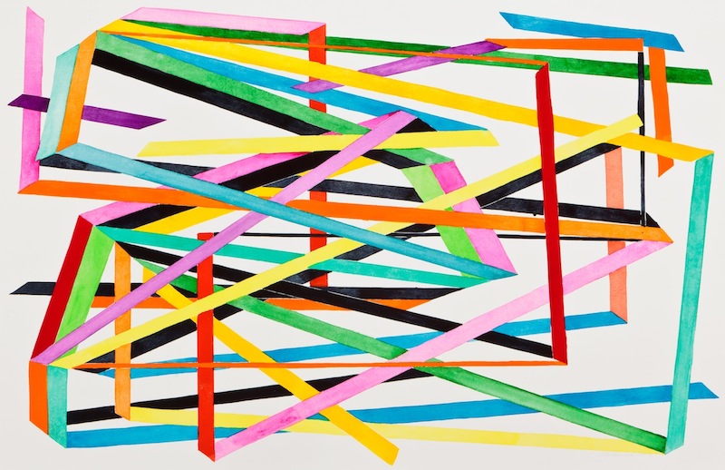 Hana Hillerova's "Networks of Light," 2013, at Hiram Butler Gallery 