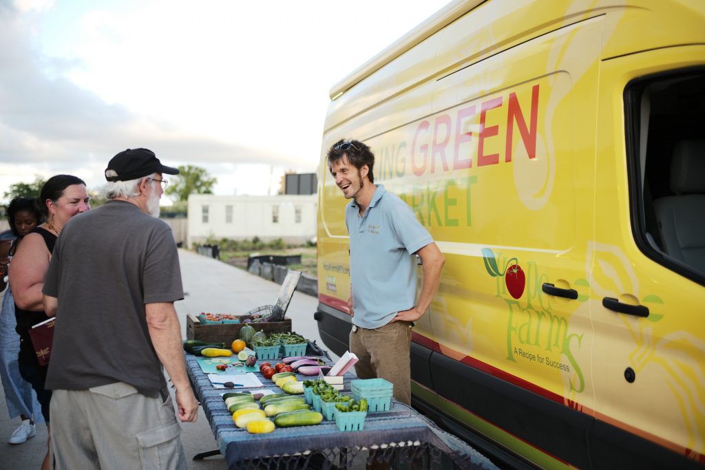 Recipe for Success' Rolling Greens Truck was also on full display at Rhythm in the Heights. 