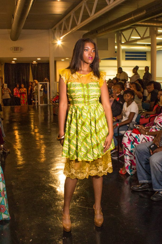 TeKay Designs on the catwalk