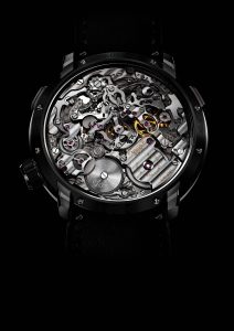 The back of the Fabergé Visionnaire Chronograph Black