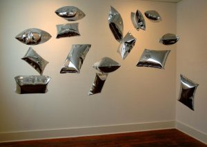 William Cannings' "Silver Clouds," 2009, at Anya Tish Gallery. The British-born Texas Tech professor is among the stars of the gallery's stable.