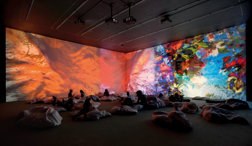 Pipilotti Rist's "Worry Will Vanish," 2014, one of two recent acquisitions by the MFAH on view this summer, which continues an ongoing series of exhibitions embracing new audiences and viewer experiences. (Photo Alex Delfanne) 