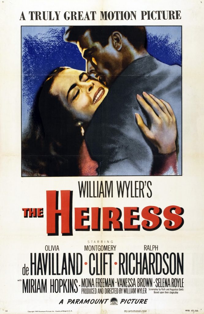 The Heiress was the winner of four Academy Awards.