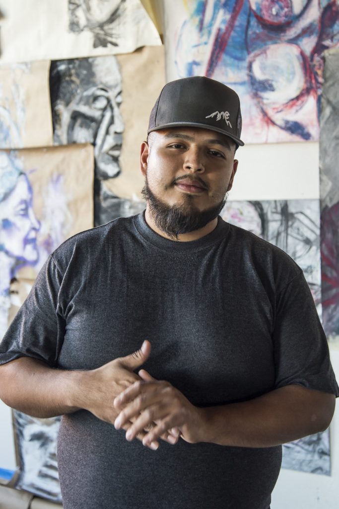 Nicolás González, an SMU BFA student, was a recent 100W resident.