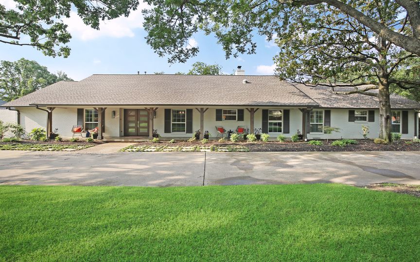 The home was custom built for Tom Landry and family. 