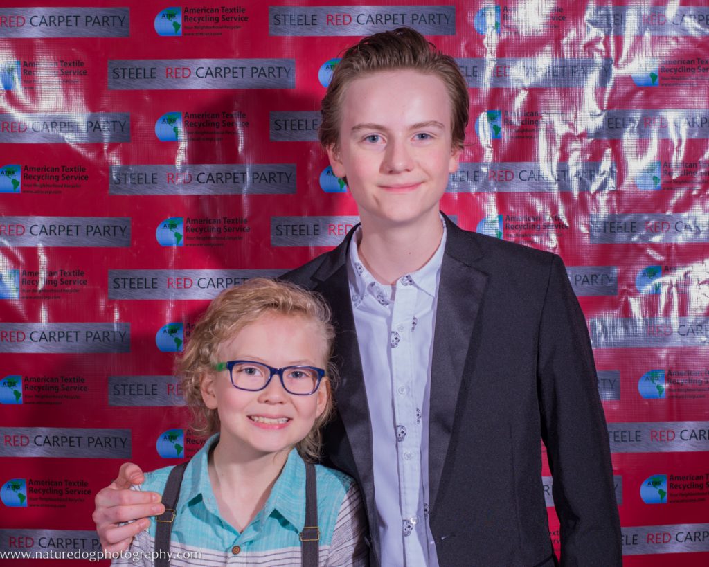 Major Dodson with his younger brother Cooper Dodson