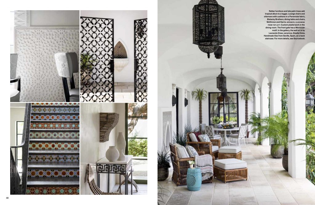 The Summers' Highland Park home invokes the shopping center they own.