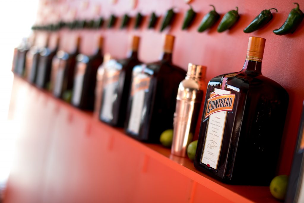 Cointreau spiced things up with a build-your-own margarita station. 