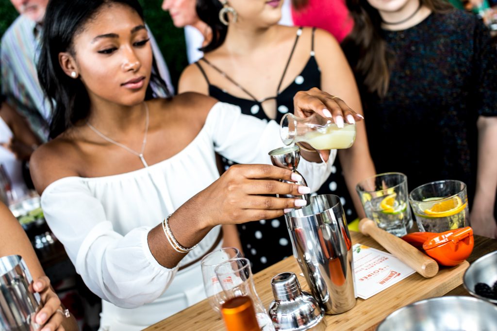 Guests learned how to make a perfect margarita with the help of an expert. 