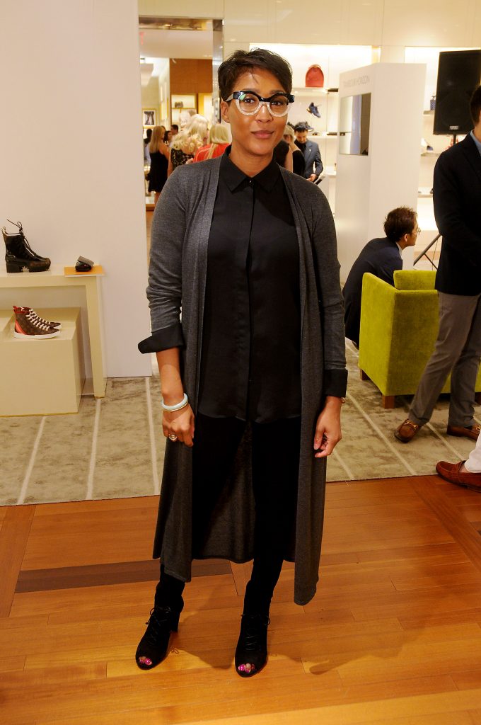 Megan Bailey at the release party for the Tambour Horizon watch at the Louis Vuitton store in the Galleria Tuesday July 11, 2017. (Dave Rossman Photo)