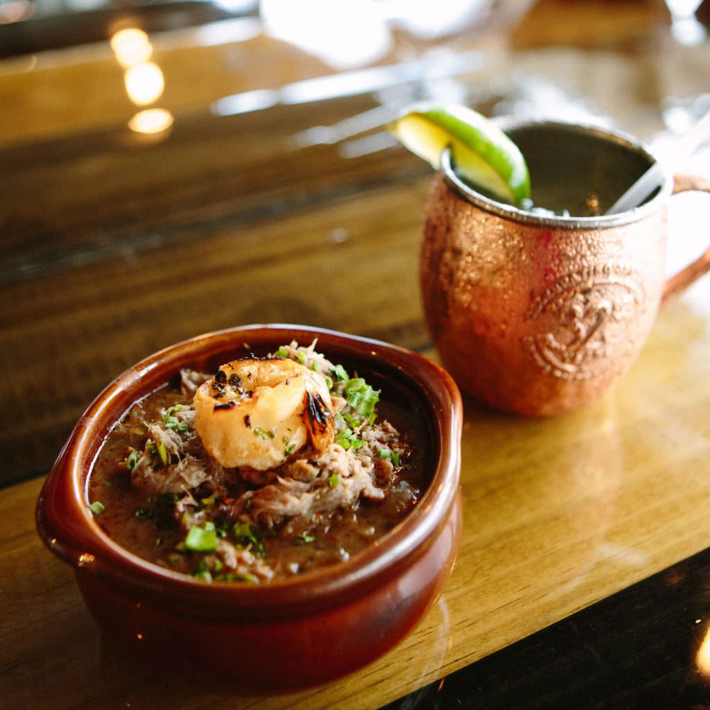 You'll also find gumbo on South Bank's menu. 