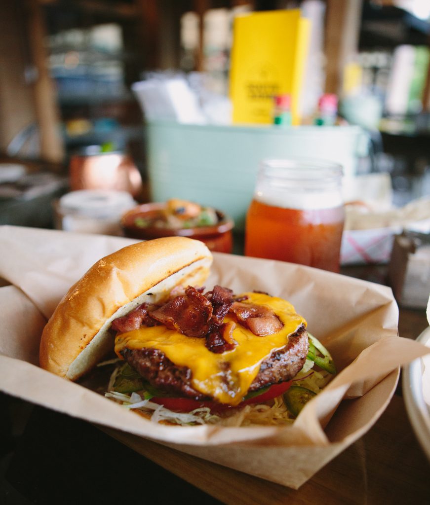 For the non-seafood eaters, a burger also graces the South Bank menu. 
