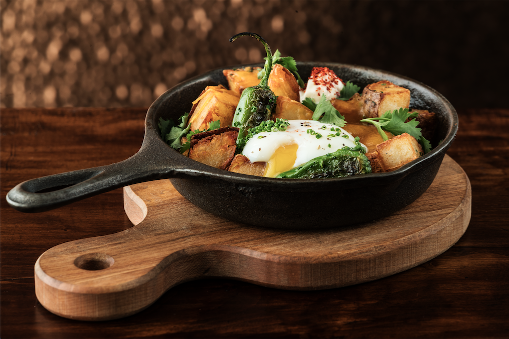 Smoked pork hash, coming soon to Neighborhood Services in Frisco.