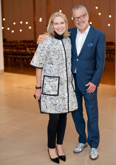 Cindy and Howard Rachofsky at the Jackson Pollock Exhibition Opening Fête, Dallas Museum of Art. The power arts couple made the acquisition of the new Kusama possible for the DMA. (Tamytha Cameron Photography)